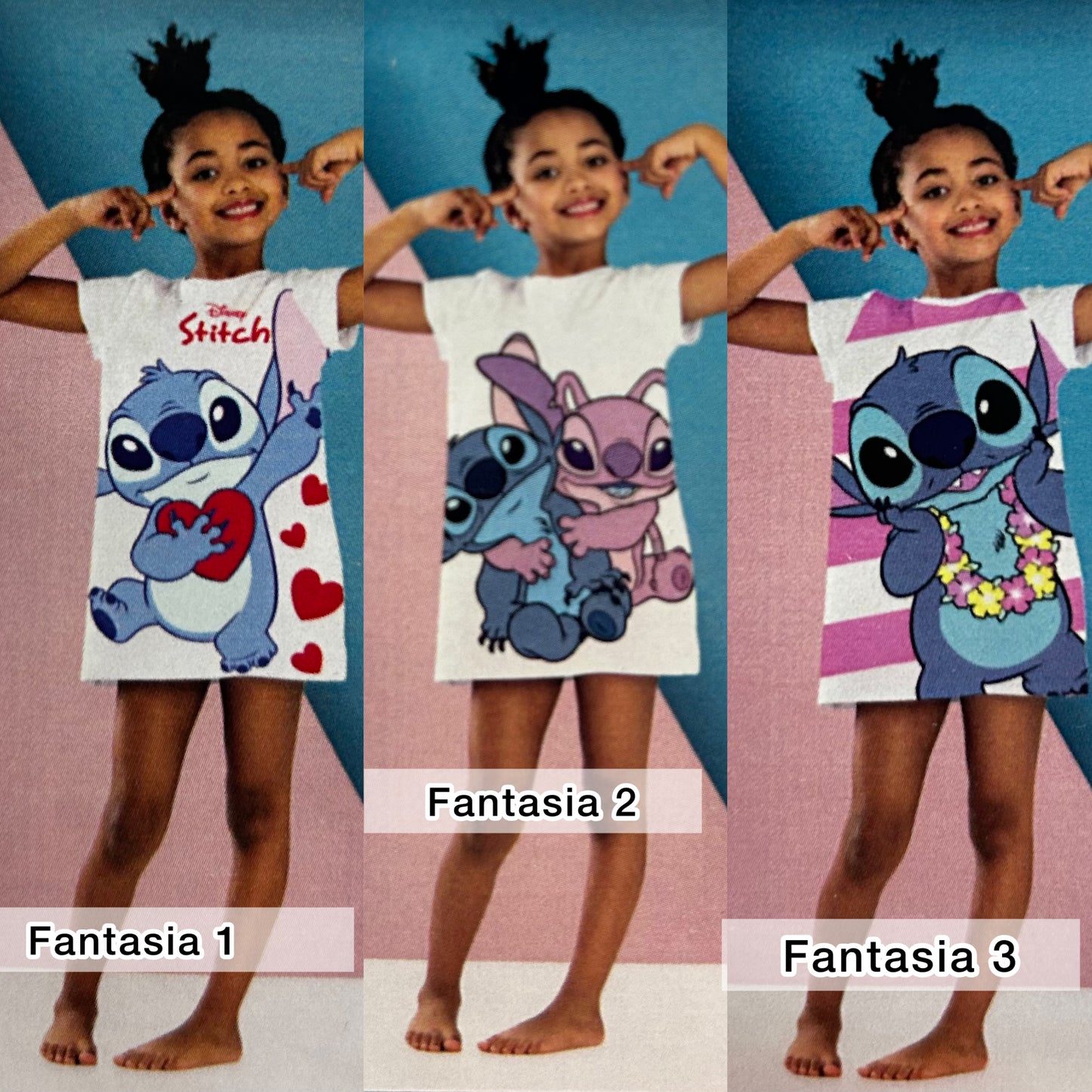 Maxi Tshirt di Stitch mezza manica