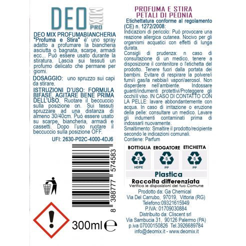 DEOMix Profuma e Stira Petali di Peonia 300 ml