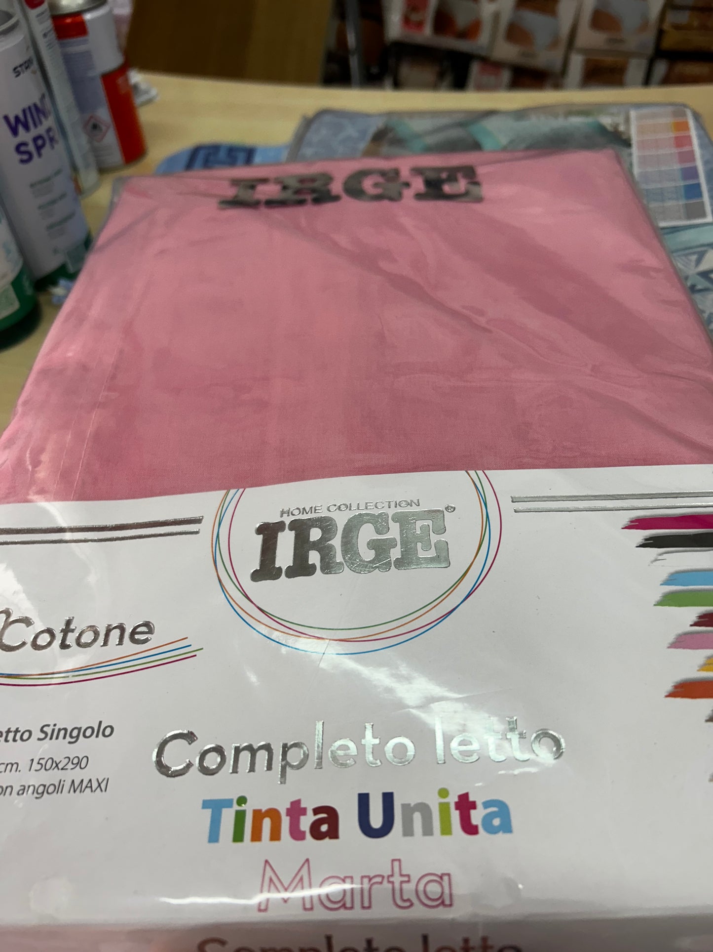 Lenzuola Singole Irge Rosa tinta unita