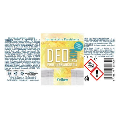 Deo Mix Casa Yellow 100 ml Profuma Bucato ai Fiori di Zagara