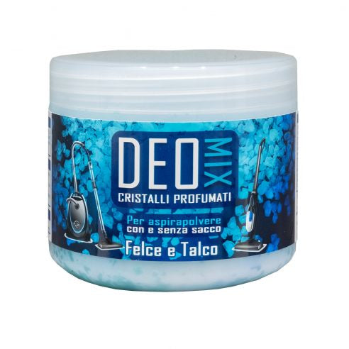 Deo Mix Cristalli profumati per aspirapolvere Felce e Talco 500gr